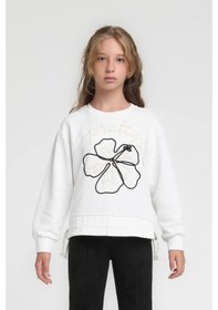 Resim Xo Kids Kız Çocuk Sweatşirt 10-14 Yaş 36074 Beyaz 