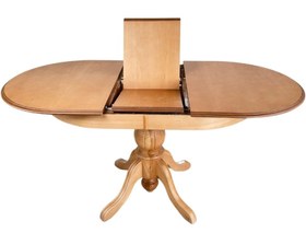 Resim Rika Baba Ayak Oval Açılır Masa 80x120 - Beyaz 