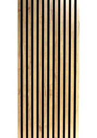 Resim Ats Yapı Akustik Mdf Ahşap Akustik Dekoratif Duvar Paneli 96x280 Cm - Savana Meşe Savana Meşe 