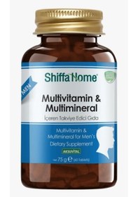Resim Shiffa Home Erkekler İçin Multivitamin & Multimineral 60 Tablet 