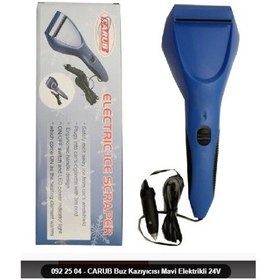 Resim Buz Kazıyıcısı Mavi Elektrikli 24v 