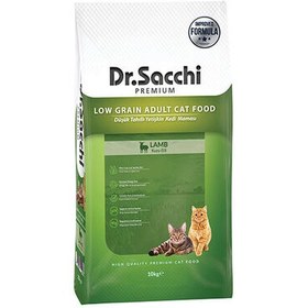 Resim Dr. Sacchi Kuzu Etli Kedi Maması 10 Kg 