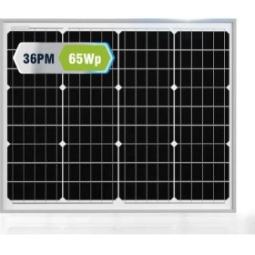 Resim Teknovasyon Arge Teknovasyon Arge 65 W Monokristal Güneş Paneli Solar Panel Mono 