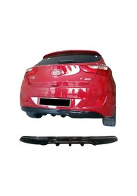 Resim Hyundai İ30 Difüzör Difizör Plastik Parlak Siyah 2012-2017 Arka-difizör-bodykit-ek-custom-karlık 