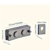 Resim Dashanshop Gun Ash 304 Paslanmaz Çelik Gizli İp Askılık Çamaşır Kurutma 