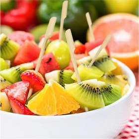 Resim Adin Tasarım Bambu Kürdan 9 cm 100LÜ Hamburger Pasta Kürdanı Süsü Bambu Çöp Şiş Yemek Kürdanı 
