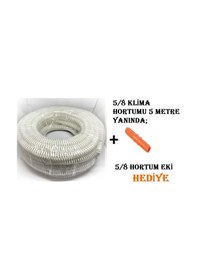 Resim 5-8" Şeffaf Spral Hortum Klima Hortumu 5 Metre 