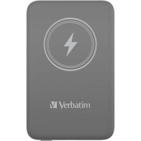Resim Hype Store Verbatim Manyetik Power Bank 10000 mAh, Kablosuz Şarj Cihazı 15 W, USB-C ile 20 W PD, Küçük ve Manye 