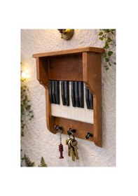 Resim Piyano Askılık Anahtarlık Duvar Rafı Askısı 6002 Ahşap 