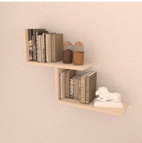 Resim Rafkestir Truva Gizli Duvar Rafı Krem ( Mat ) 