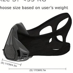 Resim Topshop1 S Kardiyo Antrenman Maskesi Dayanıklılık Artırma Koşu Egzersiz Fitness Spor Maskesi Pilsiz 