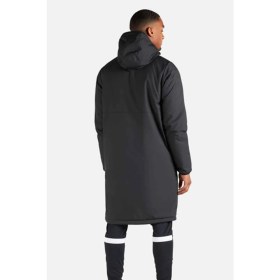 Resim Nike Football Synthetic Fit Loose Fit Jacket Erkek Bol Kesim Kapüşonlu Mont Parka Siyah 