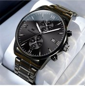 Resim Fastbuy Erkekler Spor Kronograf Olevs 2886 Siyah Kuvars Saat, Gümüş Çelik Şerit, Su Geçirmez, Aydınlık, Çok Renkli Çok Renkli 