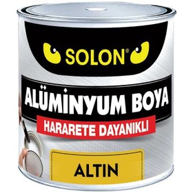 Resim solon 5 Adet Alüminyum Yaldız Boya Altın 125 Ml. 