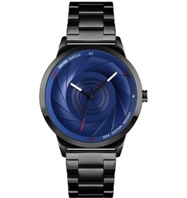 Resim Rogfer Skmei 9210 Moda Trend Erkek İş Kol Saati Basit Üç Boyutlu Yüzey Su Geçirmez Altın Kuvars İzle Adam Siyah Mavi Çok Renkli Çok Renkli 