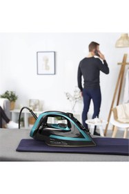 Resim TEFAL Maldiv & Black 3000 Watt Premium Buharlı Ütü - 280 G/dk - Otomatik Kapanma - Özel Taban 