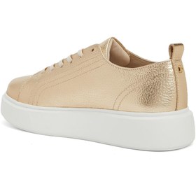 Resim Network Gold Kadın Deri Sneaker 
