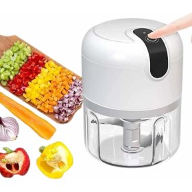 Resim Rondo Doğrayıcı 250 ml Taşınabilir USB Şarjlı Pratik El Rondo Blender 
