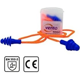 Resim Vento Yıkanabilir Kulak Tıkacı 26 Db Çam Tipi Sızdırmazlık Sağlayan Esnek Flanşlar 