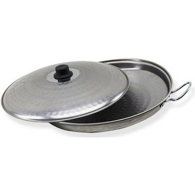 Resim Krom-paslanmaz Kavurma Sacı Kapaklı. (30 CM) 
