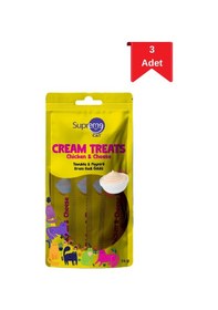 Resim Supreme Cat Tavuklu Ve Peynirli Krema Kedi Ödülü 4'lü 14 Gr X 3 Paket 