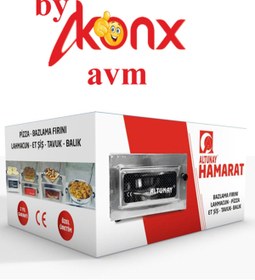 Resim BY İKONX AVM Hamarat Camlı Bazlama Lahmacun Fırını Yeni Ürün 