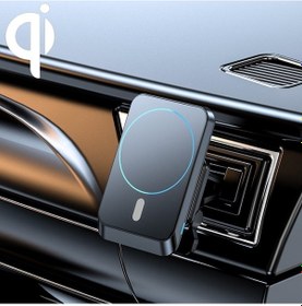 Resim Sones Jjt-969 15w Maksimum Çıkış Manyetik Araç Hava Çıkış Braketi Kablosuz Şarj Cihazı Siyah 