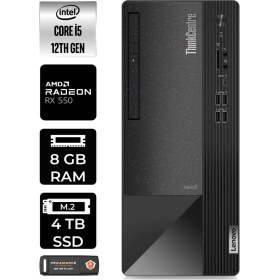 Resim Lenovo Thinkcentre Neo 50T Intel Core I5 12400 8gb 4tb SSD RX550/4GB W11P 11SE00BPTX Masaüstü Bilgisayar & Per4 USB Bellek 11SE00BPTXP405 