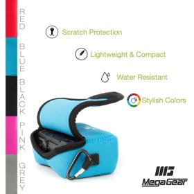 Resim Megagear MG791 Nikon Coolpix W100, S33 Neopren Kamera Kılıfı 