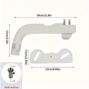 Resim Willowhaven Ultra İnce Rv Tuvalet Parçası G7/8 Kuzey Amerika Smart Bidet Kolay Kurulum 