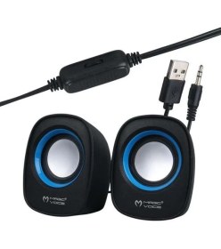 Resim Magicvoice D-05a Mini 5 Watt Aux 2.0 Multimedia 1+1 Usb Speaker - Hoparlör 