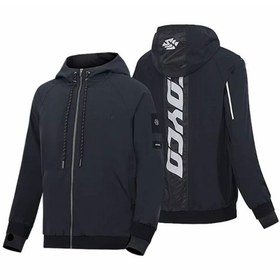 Resim MOTOANL Motosiklet ve Bisiklet Korumalı Jacket Yağmurluk Polyester Stopwater Sertifika Korumalı Mont Black 