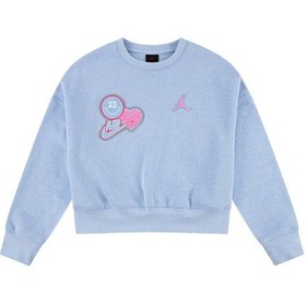 Resim Nıke Jordan Jdg Blue Jeans & Blıng Flc Cre Kız Çocuk Sweatshirt 45f195 45f195 Bg6 Bg6 