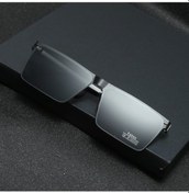 Resim Agoodshop Erkek Dikdörtgen Polarize Güneş Gözlüğü - Faven Mağazası Altın 