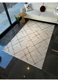 Resim Still Halı Salon, Oturma, Yatak Odası Halısı Desen Kodu 77229-070 Bej 