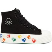 Resim Benetton Bn-30943 Kadın Spor Ayakkabı BN-30943-R1543 Siyah - Beyaz 