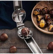 Resim Paslanmaz Çelik Kestane Soyucu Ceviz Metal Açıcı Pense Diğer 