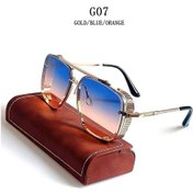 Resim Zuıdıd Vintage Steampunk Güneş Gözlüğü - Erkek Ve Kadın İçin Retro Kare Tasarım Chınapembeother51 Gri 