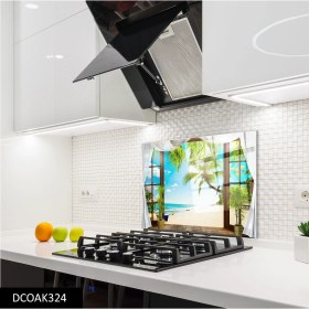 Resim Olinpa Cam Ocak Arkası Koruyucu | Pencere ve Sahil 