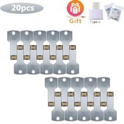 Resim 20 Adet Usb Flash Sürücü Flash Kalem Sürücü 128mb 256mb 1gb 4gb 8gb 16gb 32gb Silver Usb 2.0 512m Diğer 