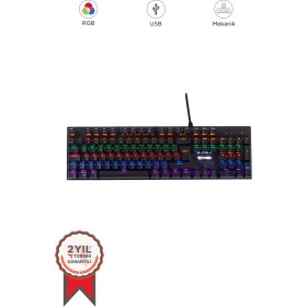 Resim Torima Tk-05 Kablolu Rgb Işıklı Gaming Klavye Siyah 