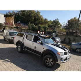 Resim Cappafe Mitsubishi L200 2007-2014 Arası Yarasa Kapı Kaplama 4 Prç 