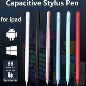 Resim Kapazitif Kalemler - Yüksek Hassasiyetli Dokunmatik Kalemler for ipad, for iPhone, for Samsung, Kindle ve Tüm Evrensel Dokunmatik Cihazlar için, Hızlı Şarj, Şarj Edilebilir Pil, Ofis ve Çalışma Aracı, Modern Kalemler Tasarımı | Şarj Edilebilir Pil, Dokunmatik Kalemler for ipad için 