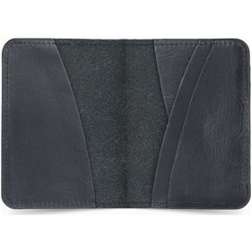 Resim Guard Leather Guard Geyik Baskılı Antik Siyah Deri Kartlık Çok Renkli 