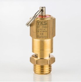 Resim Yks 1/2" 19 Bar Standart Basinçli Emniyet Ventili 