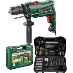 Resim Bosch EasyImpact 600 13 MM Darbeli Matkap + 103 Parça Matkap Ucu Vidalama Ucu Lokma Ucu Seti + Sırt Çantası 
