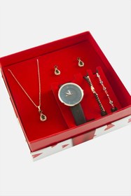 Resim Genel Markalar Kelebek Kayışlı Kol Saati Ve Takı Seti Kombini 