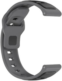 Resim Sneezy Huawei Watch GT5 Pro 46mm İle Uyumlu Çift Renkli Spor Silikon Kordon Nefes Alabilir Konforlu 