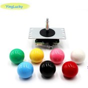 Resim Dıy Renkler-Arcade Joystick Kopya Sanwa Joystick 5pin 4way Pc Video Oyun Makinesi Mame Atari Makine 