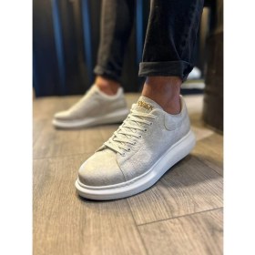 Resim Knack Yüksek Taban Günlük Ayakkabı 044 Beyaz (Desenli) 